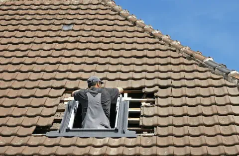 Pose de velux - Planay